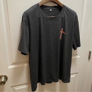 Christian Faith Women's Dark Gray Graphic T-Shirt Size XXL